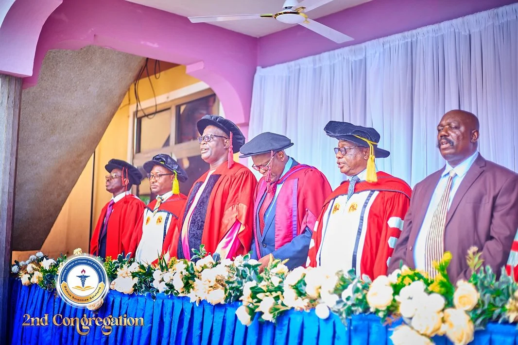Graduation ceremony high table with dignitaries