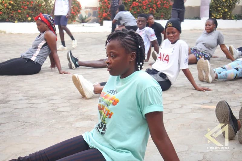 Aerobic Exercise Session promoting wellness