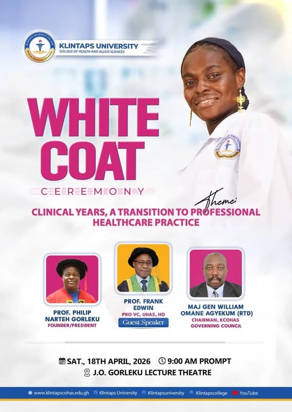 A Historic First: Klintaps Holds Its Maiden White Coat Ceremony