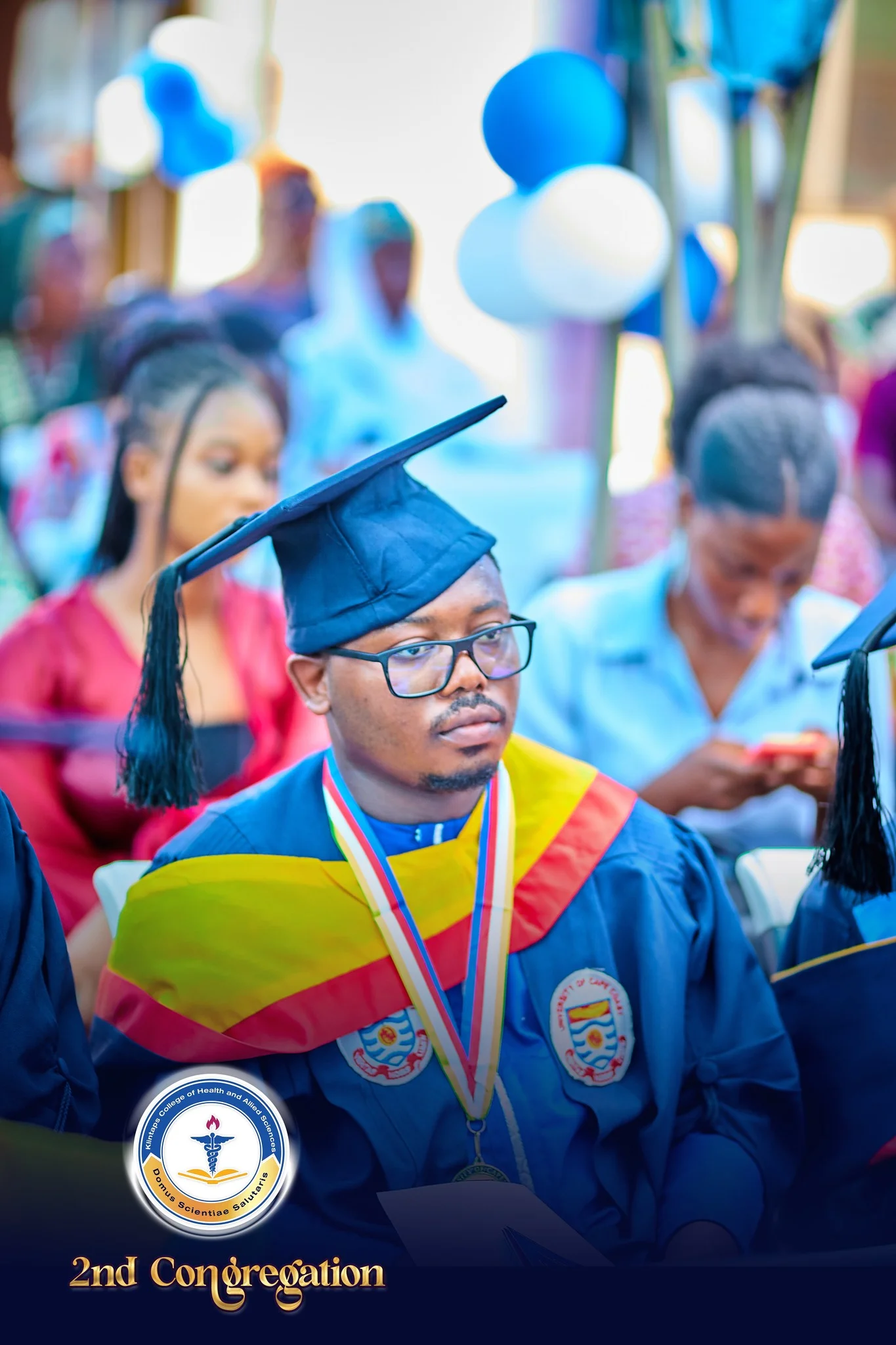 Graduate student closeup at Klintaps University