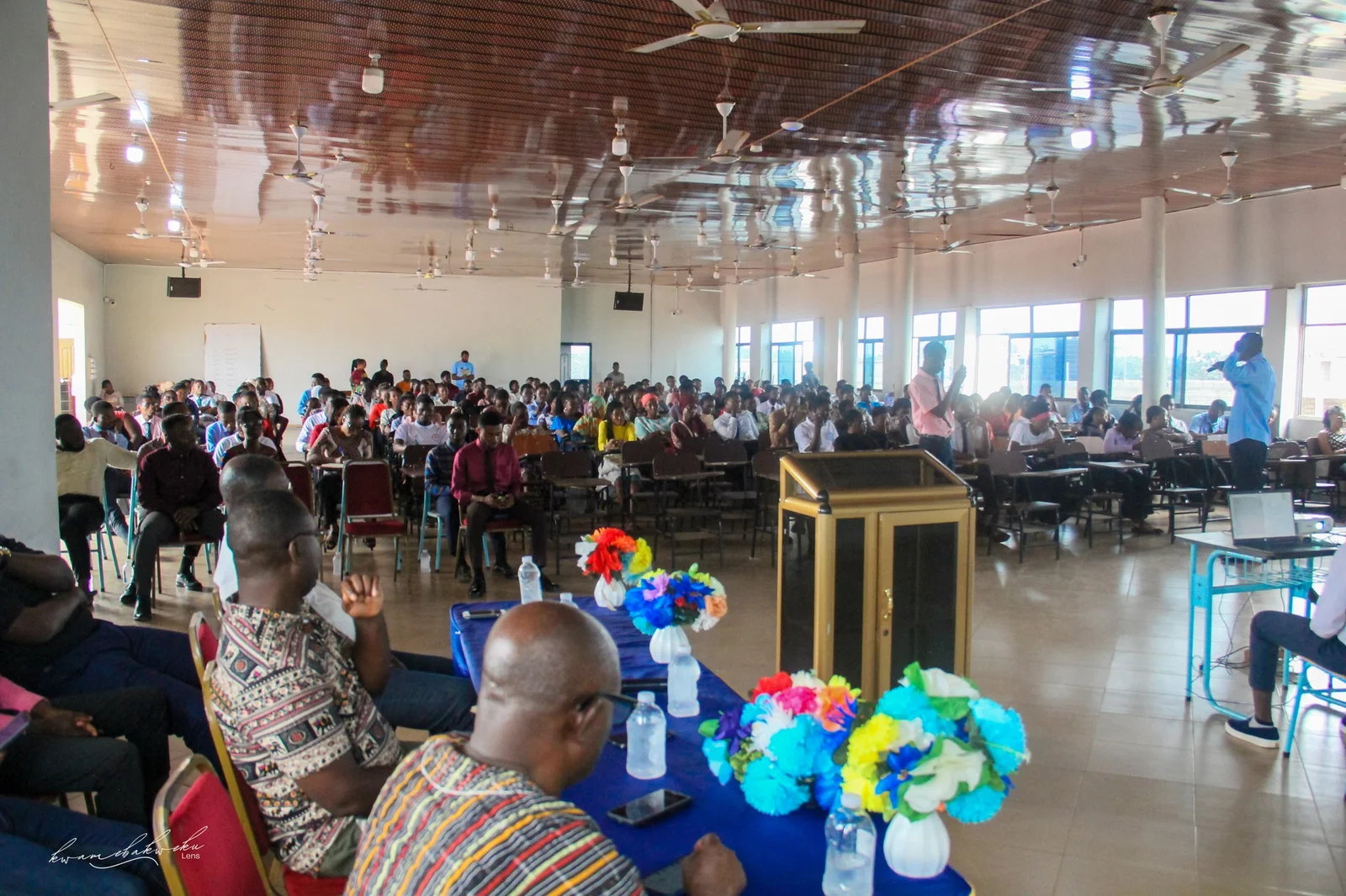 Students at lecture